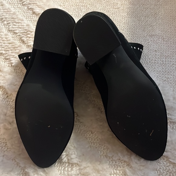 Steve Madden Perla Black Suede Studded Booties - Picture 6 of 6